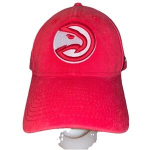 New Era 49Forty Atlanta Hawks NBA Retro Logo Red White Hat Cap Embroidered Large